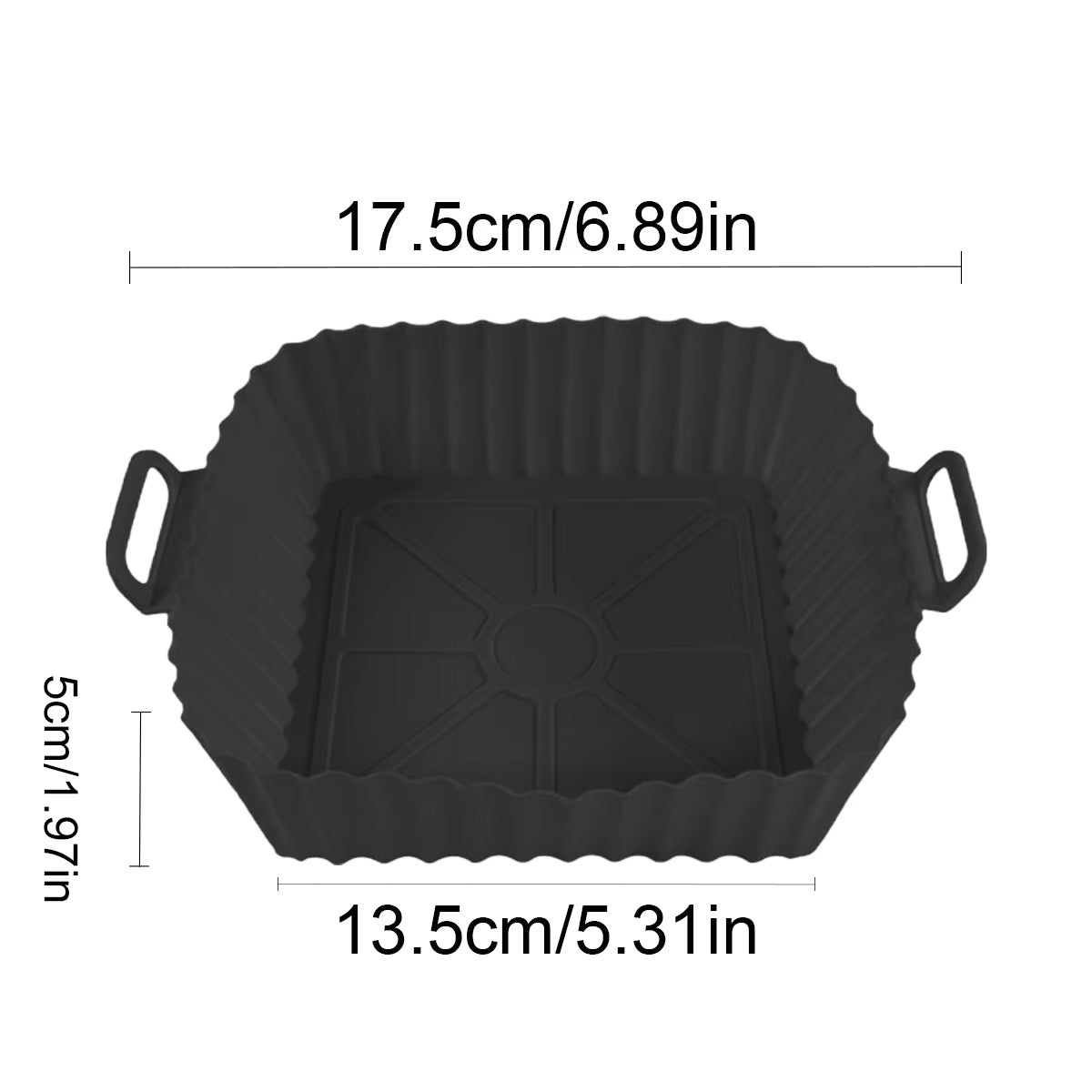 Air Fryer Silicone Liners Pot,Airfryer Basket Cooking Gadgets ,Reusable Baking Tray Non-Stick Pizza Pan Oven Kitchen Accessories