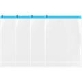 4 PCS Roll up Compression Bags, 19 X 14" Vacuum Travel Bag, Roll-Up Space Saver Bags for Travel, Vacuum Seal Storage Bag for Packing Clothing Suitcases Luggage Home Organizers, No Pump Needed