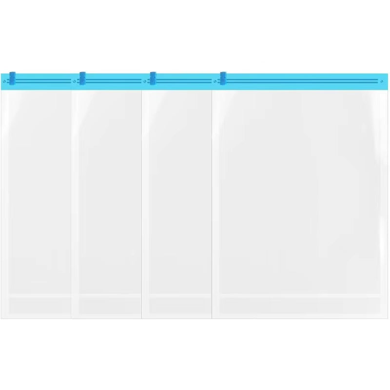 4 PCS Roll up Compression Bags, 19 X 14" Vacuum Travel Bag, Roll-Up Space Saver Bags for Travel, Vacuum Seal Storage Bag for Packing Clothing Suitcases Luggage Home Organizers, No Pump Needed